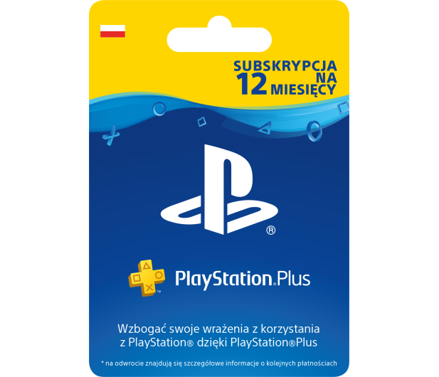 Sony PlayStation Plus 12 miesiecy - 1380130 - zdjęcie